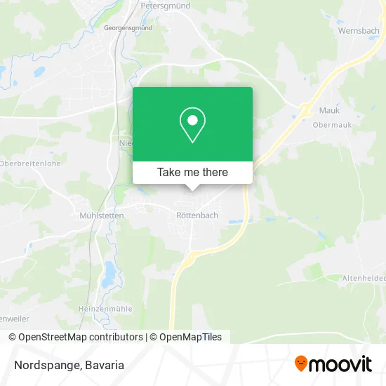Карта Nordspange