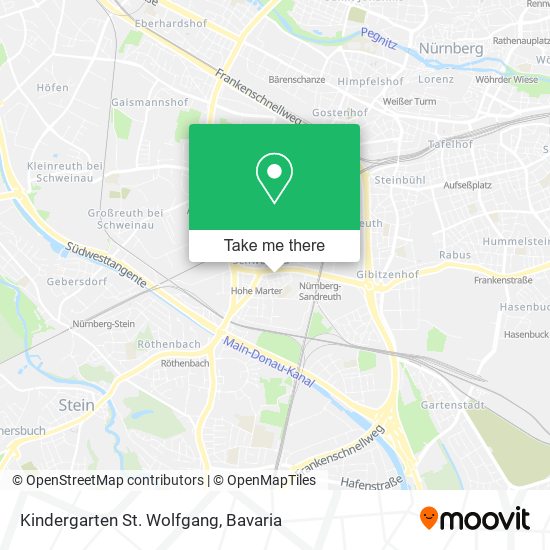 Kindergarten St. Wolfgang map