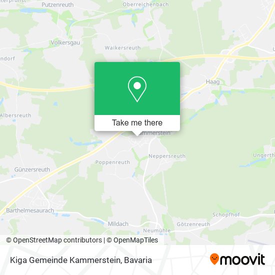 Карта Kiga Gemeinde Kammerstein