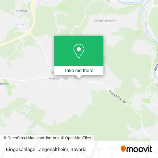 Карта Biogasanlage Langenaltheim