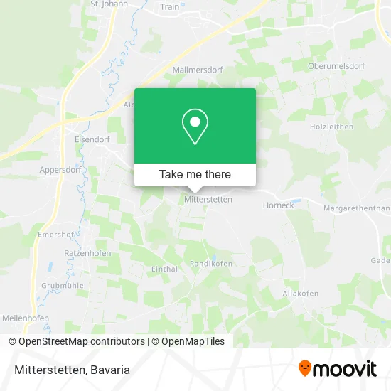Карта Mitterstetten