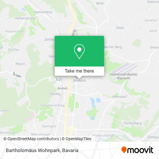 Bartholomäus Wohnpark map