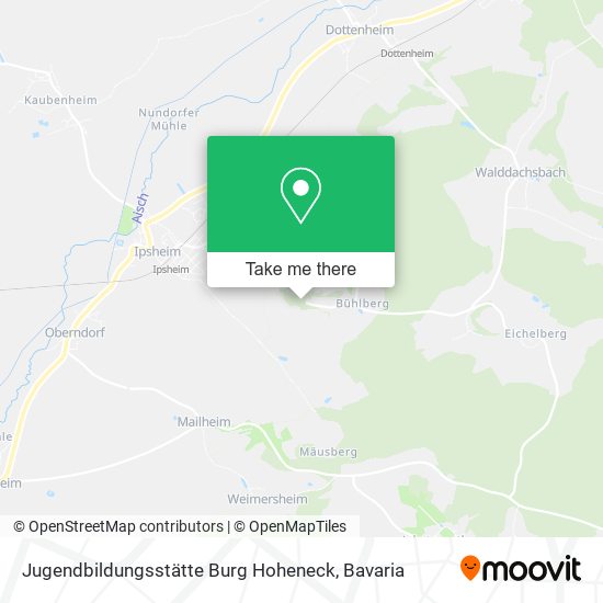 Jugendbildungsstätte Burg Hoheneck map