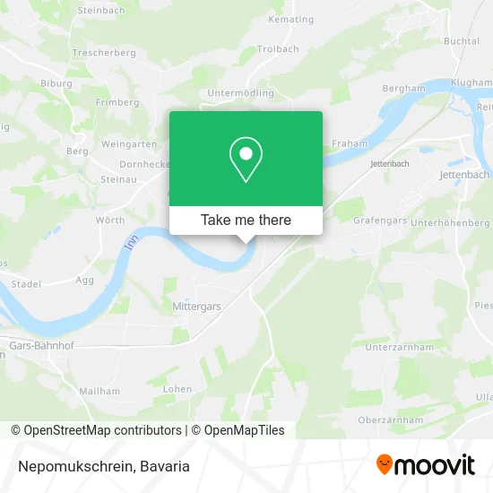 Карта Nepomukschrein