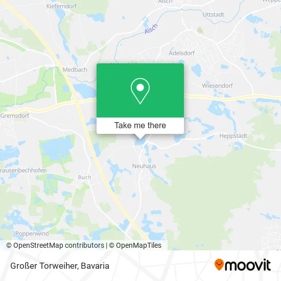 Карта Großer Torweiher