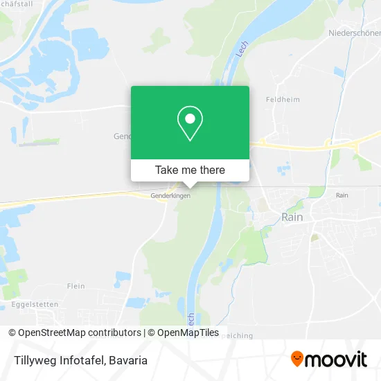 Карта Tillyweg Infotafel