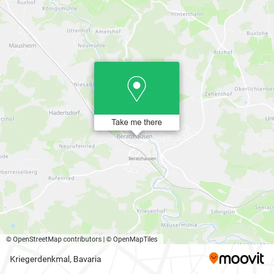 Карта Kriegerdenkmal