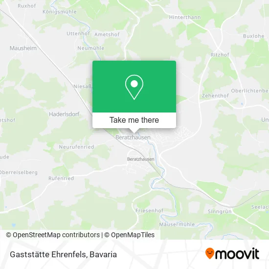 Карта Gaststätte Ehrenfels