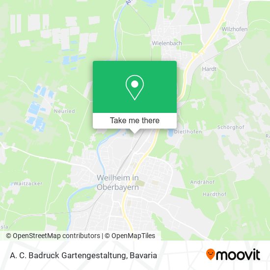 A. C. Badruck Gartengestaltung map