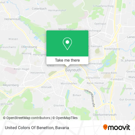 Карта United Colors Of Benetton