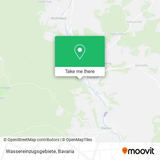 Карта Wassereinzugsgebiete