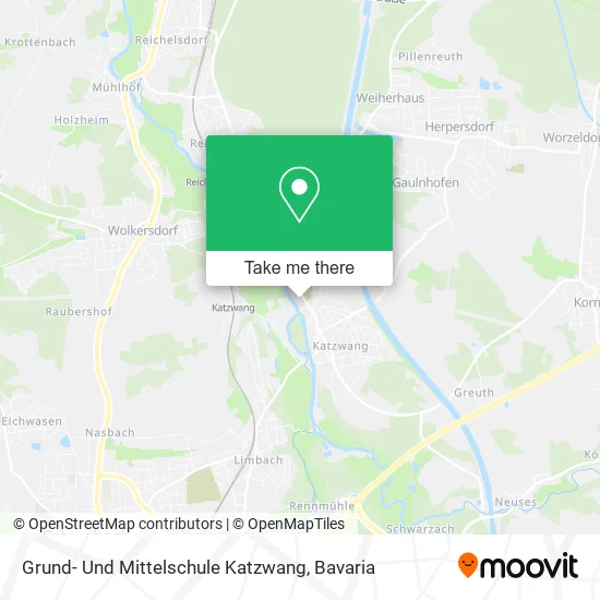Карта Grund- Und Mittelschule Katzwang