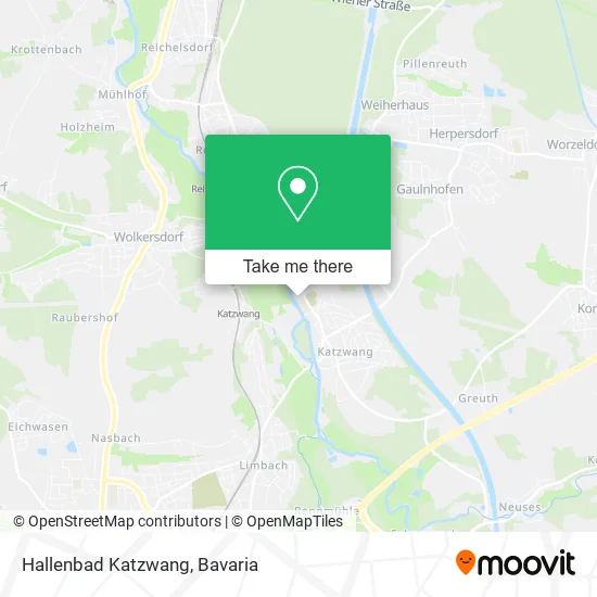 Карта Hallenbad Katzwang