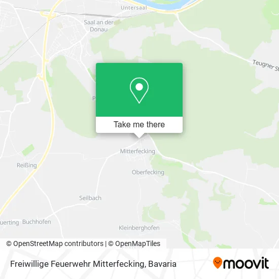 Карта Freiwillige Feuerwehr Mitterfecking