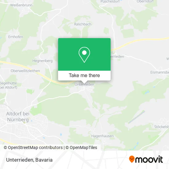 Карта Unterrieden