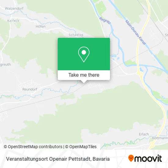 Карта Veranstaltungsort Openair Pettstadt