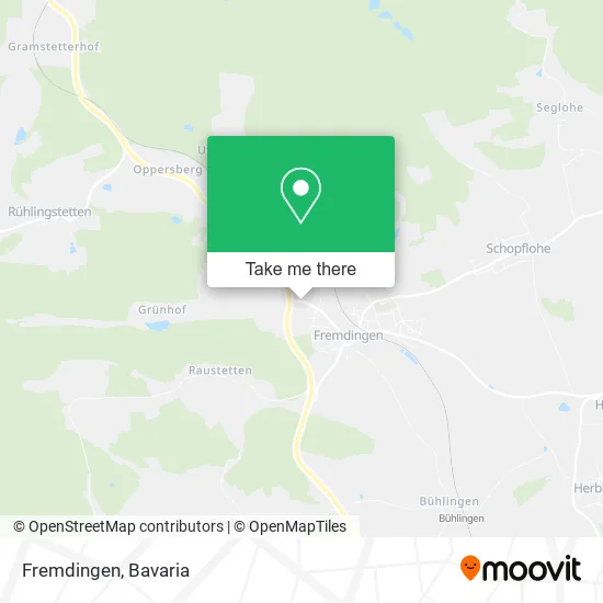 Карта Fremdingen