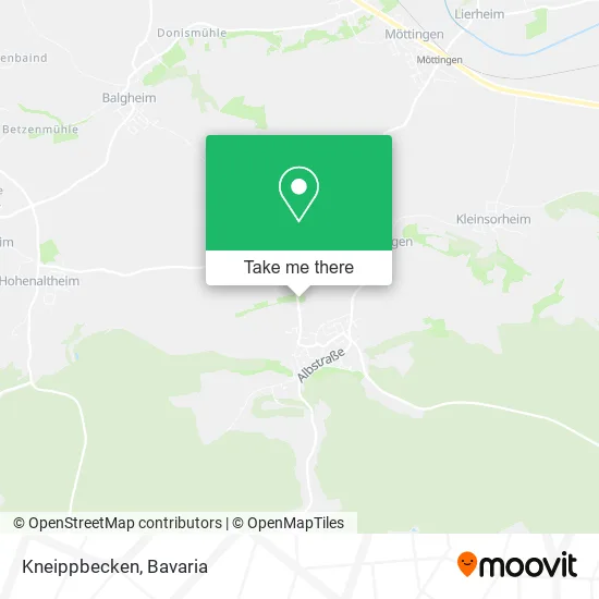 Карта Kneippbecken