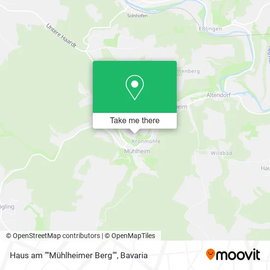 Карта Haus am ""Mühlheimer Berg""