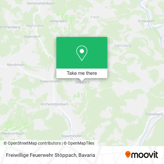 Карта Freiwillige Feuerwehr Stöppach