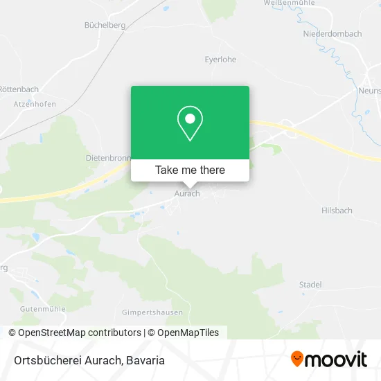 Карта Ortsbücherei Aurach