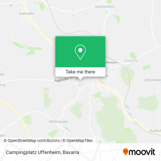 Карта Campingplatz Uffenheim