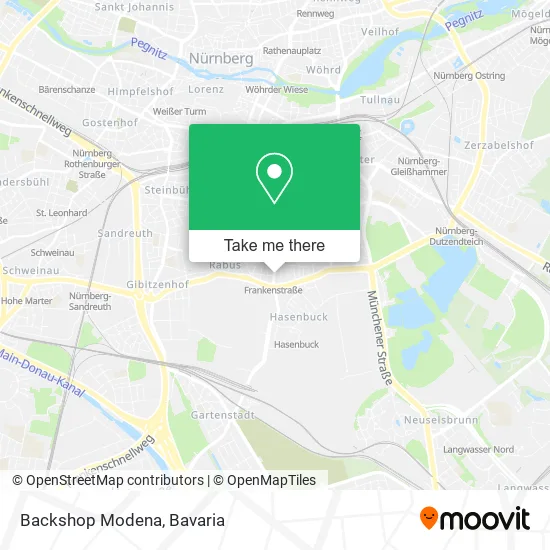 Карта Backshop Modena
