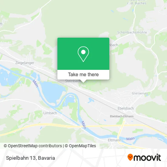 Карта Spielbahn 13