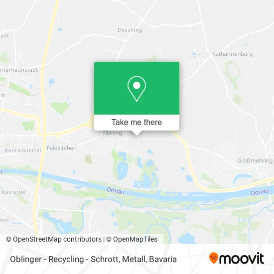 Карта Oblinger - Recycling - Schrott, Metall