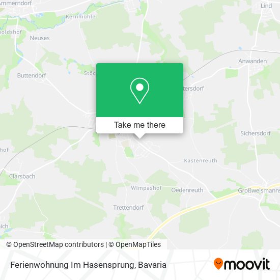 Ferienwohnung Im Hasensprung map