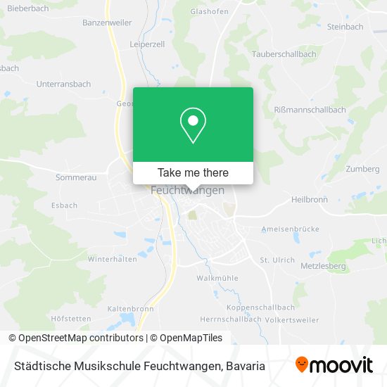 Städtische Musikschule Feuchtwangen map