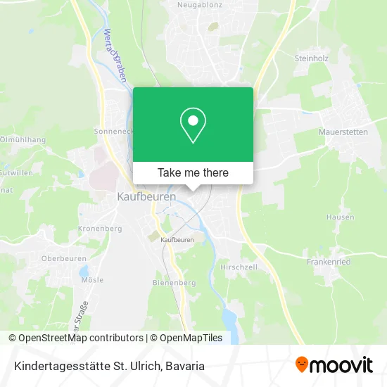 Карта Kindertagesstätte St. Ulrich