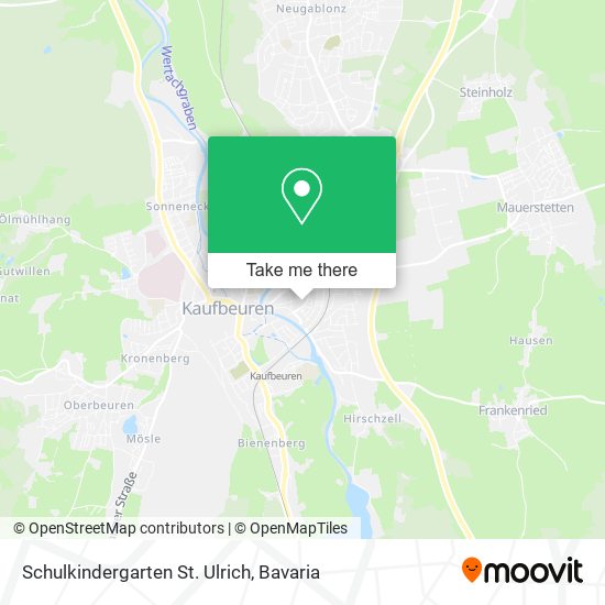 Schulkindergarten St. Ulrich map