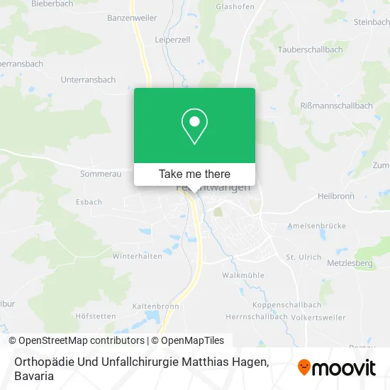 Карта Orthopädie Und Unfallchirurgie Matthias Hagen