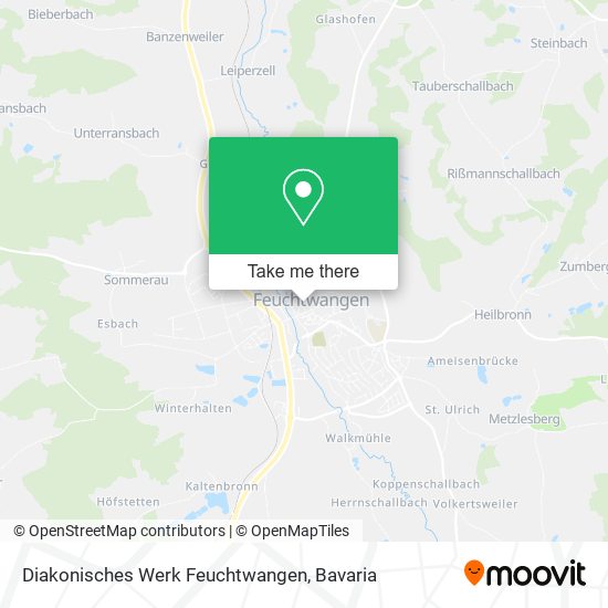 Diakonisches Werk Feuchtwangen map