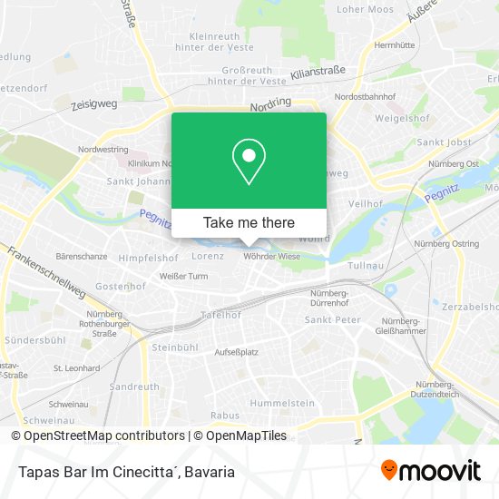 Tapas Bar Im Cinecitta´ map
