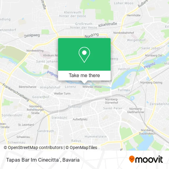 Карта Tapas Bar Im Cinecitta´