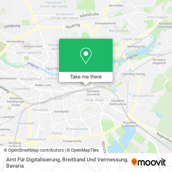 Карта Amt Für Digitalisierung, Breitband Und Vermessung