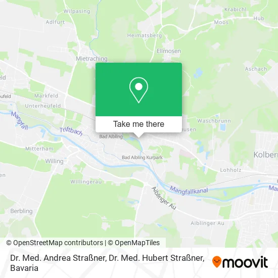 Карта Dr. Med. Andrea Straßner, Dr. Med. Hubert Straßner
