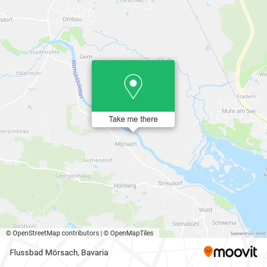 Карта Flussbad Mörsach