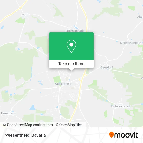 Карта Wiesentheid