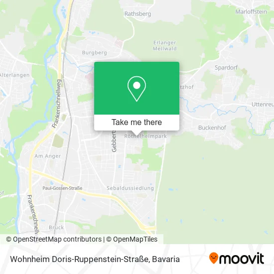 Карта Wohnheim Doris-Ruppenstein-Straße
