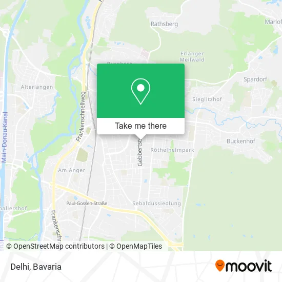 Карта Delhi