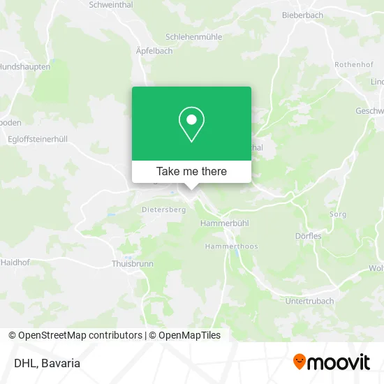 Карта DHL