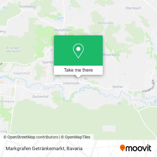 Markgrafen Getränkemarkt map