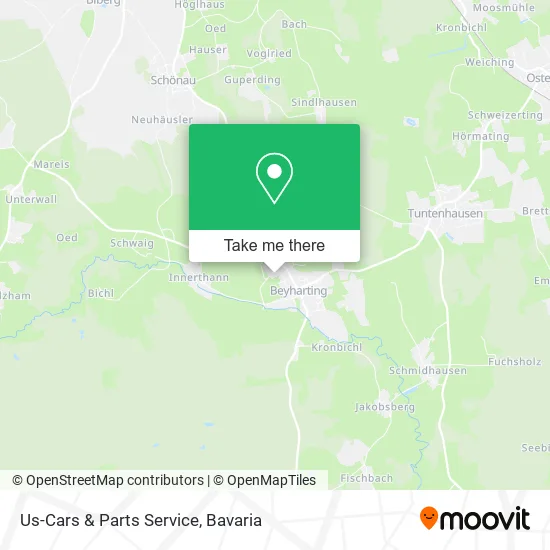 Карта Us-Cars & Parts Service
