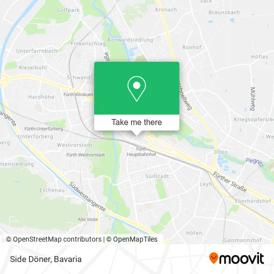 Карта Side Döner