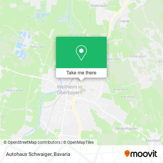 Autohaus Schwaiger map