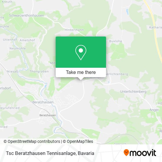 Tsc Beratzhausen Tennisanlage map