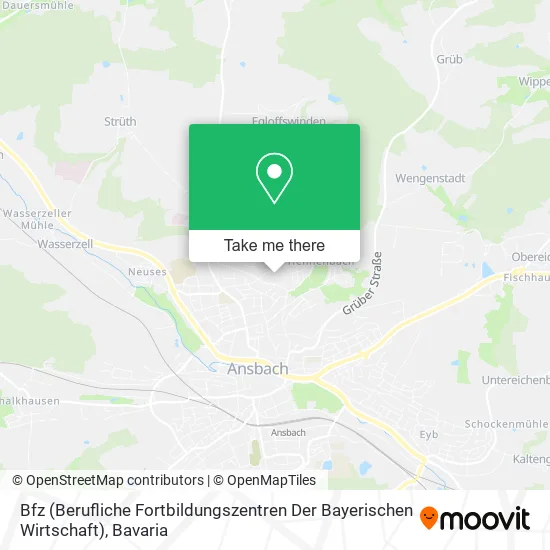 Карта Bfz (Berufliche Fortbildungszentren Der Bayerischen Wirtschaft)